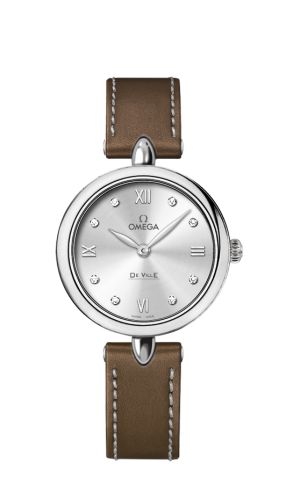 Omega De Ville Prestige Dewdrop Quartz 27.4 Stainless Steel / Silver